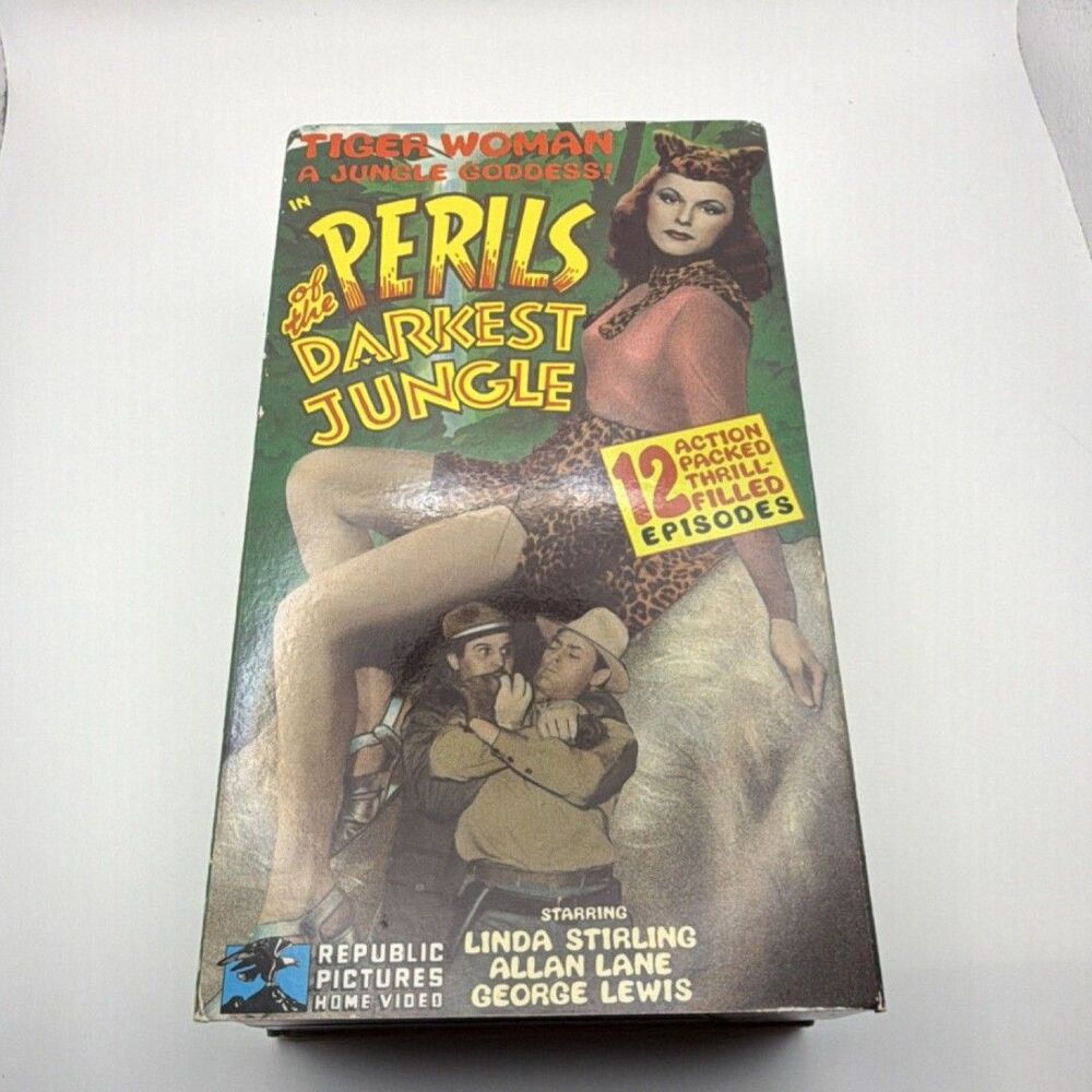 Republic Pictures Home Video Perils of the Darkest Jungle VHS (1944) NR